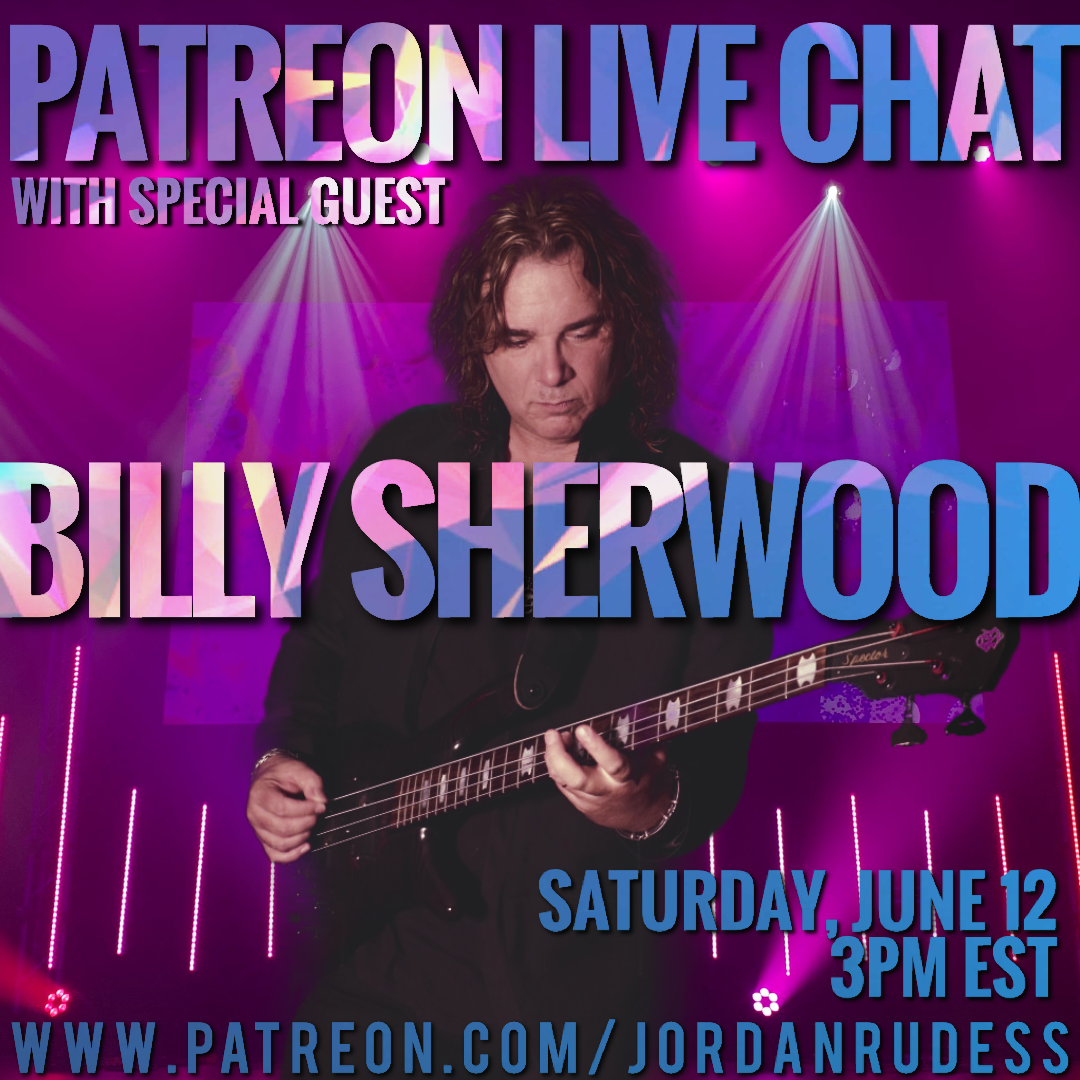 June Live Chat : Billy Sherwood of YES - June 12 at 3pm EST - Jordan Rudess